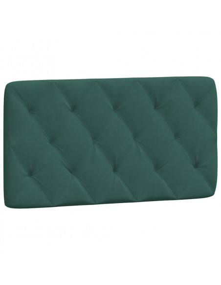 Cuscino Testiera Verde Scuro 100 cm in Velluto