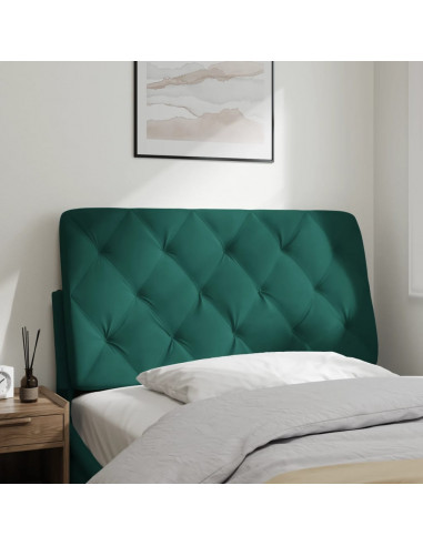 Cuscino Testiera Verde Scuro 100 cm in Velluto