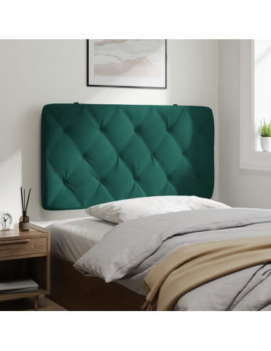 Cuscino Testiera Verde Scuro 100 cm in Velluto