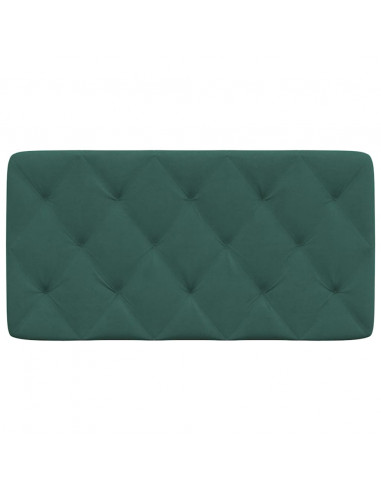 Cuscino Testiera Verde Scuro 100 cm in Velluto