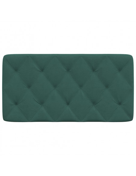 Cuscino Testiera Verde Scuro 100 cm in Velluto
