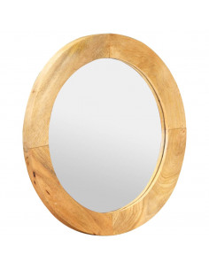 Tavolino da Trucco 100x50x76 cm in Legno Massello di Mango 2