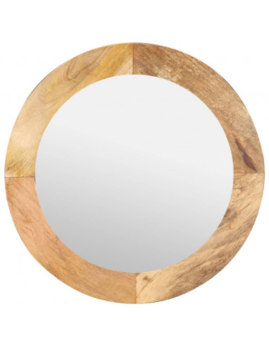 Tavolino da Trucco 100x50x76 cm in Legno Massello di Mango