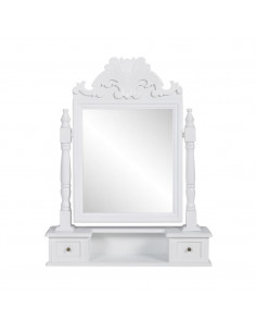 Toletta con Specchio Rettangolare Oscillante in MDF 2