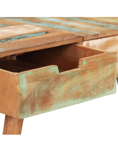 Tavolo da Trucco con Specchio 112x45x76 cm Massello di Recupero