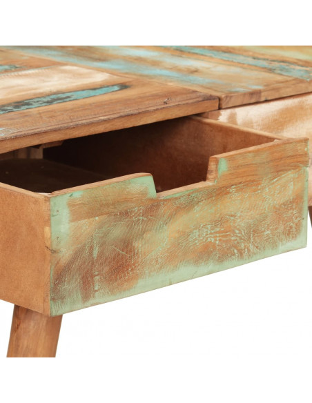 Tavolo da Trucco con Specchio 112x45x76 cm Massello di Recupero