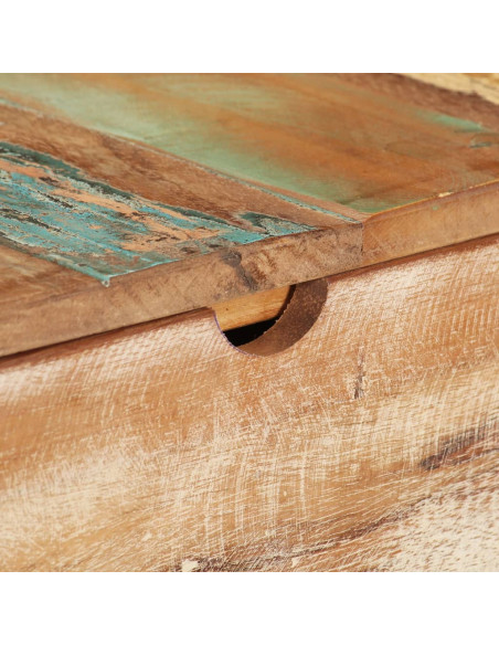 Tavolo da Trucco con Specchio 112x45x76 cm Massello di Recupero