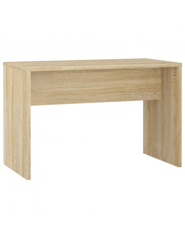 Set Tavolo da Toeletta con LED Rovere Sonoma Legno Multistrato