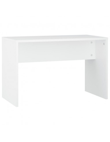 Set Tavolo da Toeletta Bianco con LED in Legno Multistrato