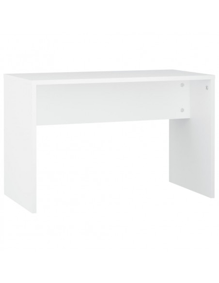 Set Tavolo da Toeletta Bianco con LED in Legno Multistrato