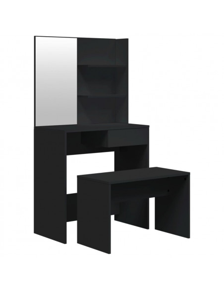 Set Toeletta Nero 74,5x40x141 cm