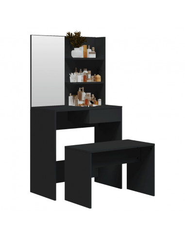 Set Toeletta Nero 74,5x40x141 cm