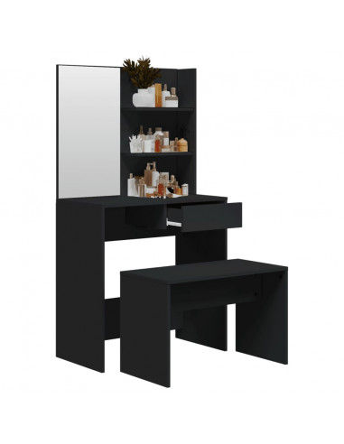 Set Toeletta Nero 74,5x40x141 cm