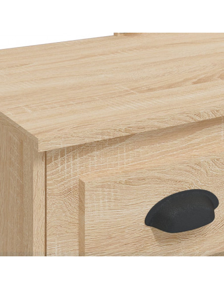 Toeletta con Luci LED Rovere Sonoma 90x42x132,5 cm