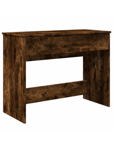 Toeletta con Specchio Rovere Fumo 100x45x76 cm