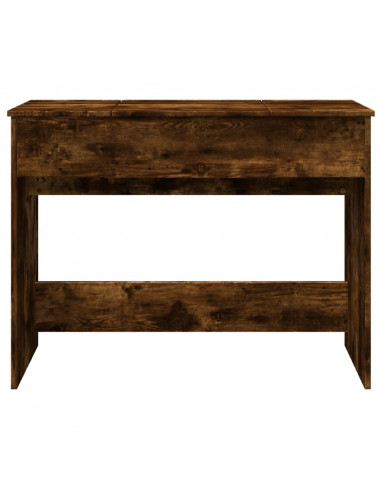 Toeletta con Specchio Rovere Fumo 100x45x76 cm