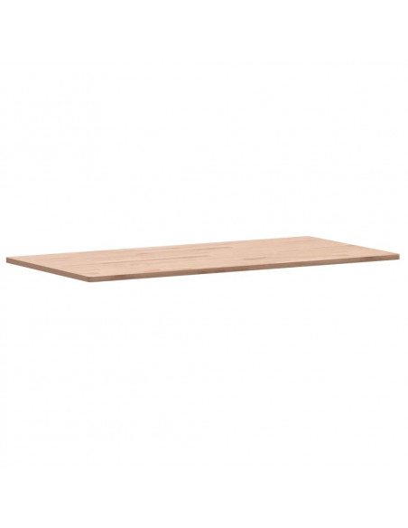Piano Bagno 80x40x1,5 cm Legno Massello di Faggio