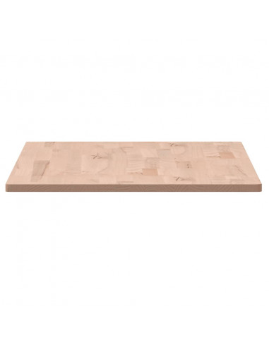 Piano Bagno 80x40x1,5 cm Legno Massello di Faggio