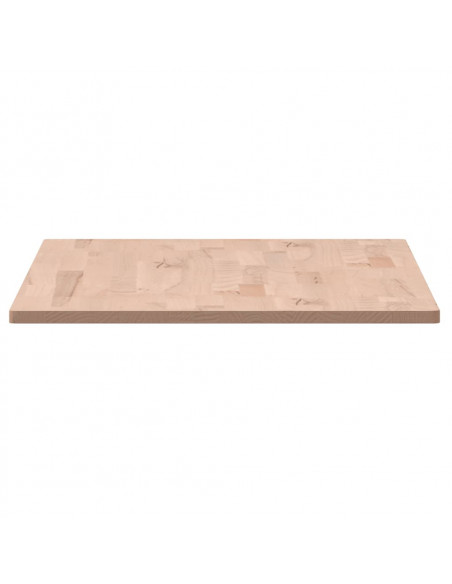 Piano Bagno 80x40x1,5 cm Legno Massello di Faggio