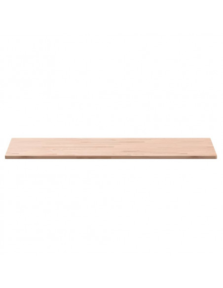 Piano Bagno 100x50x1,5 cm in Legno Massello di Faggio