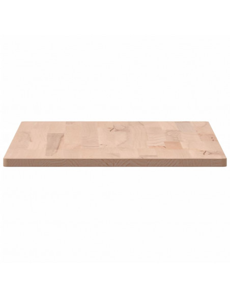 Piano Bagno 100x50x1,5 cm in Legno Massello di Faggio