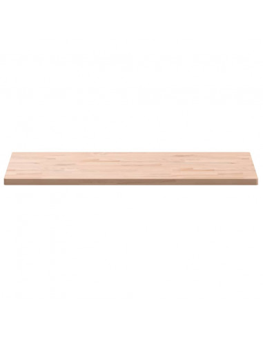 Piano Bagno 100x50x2,5 cm in Legno Massello di Faggio