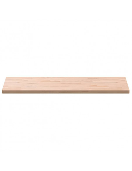 Piano Bagno 100x50x2,5 cm in Legno Massello di Faggio