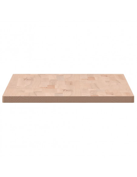 Piano Bagno 100x50x2,5 cm in Legno Massello di Faggio