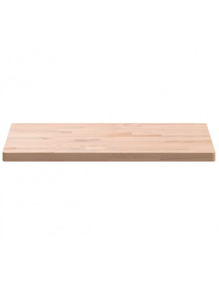 Piano Bagno 60x40x2,5 cm Legno Massello di Faggio