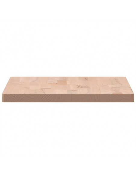 Piano Bagno 60x40x2,5 cm Legno Massello di Faggio