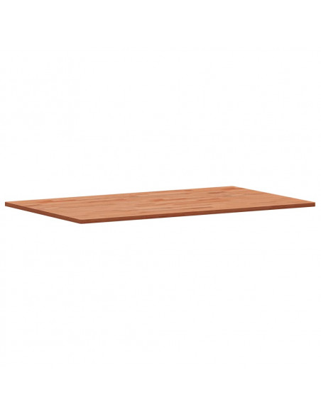 Piano Bagno 100x60x1,5 cm in Legno Massello di Faggio