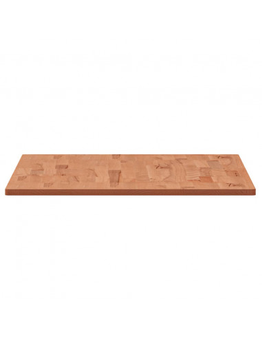 Piano Bagno 100x60x1,5 cm in Legno Massello di Faggio