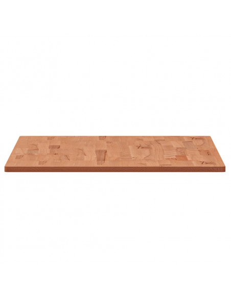 Piano Bagno 100x60x1,5 cm in Legno Massello di Faggio