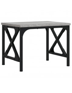 Supporto Stampante Grigio Sonoma 40x30x31 cm Legno Multistrato 2