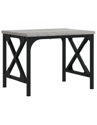 Supporto Stampante Grigio Sonoma 40x30x31 cm Legno Multistrato