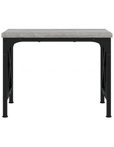 Supporto Stampante Grigio Sonoma 40x30x31 cm Legno Multistrato