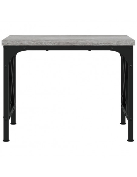 Supporto Stampante Grigio Sonoma 40x30x31 cm Legno Multistrato