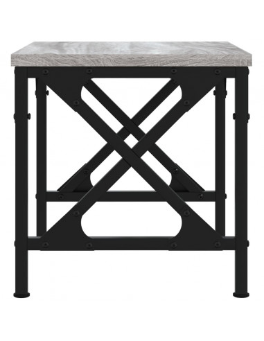 Supporto Stampante Grigio Sonoma 40x30x31 cm Legno Multistrato