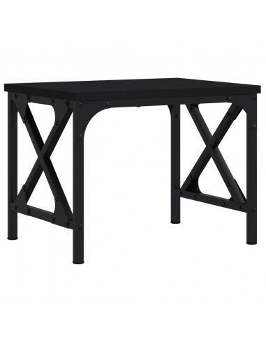 Supporto per Stampante Nero 40x30x31 cm in Legno Multistrato