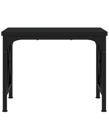 Supporto per Stampante Nero 40x30x31 cm in Legno Multistrato