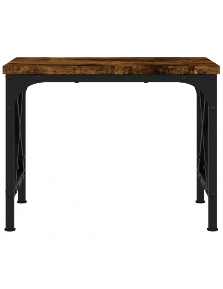 Supporto Stampante Rovere Fumo 40x30x31 cm Legno Multistrato