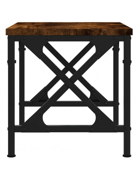 Supporto Stampante Rovere Fumo 40x30x31 cm Legno Multistrato