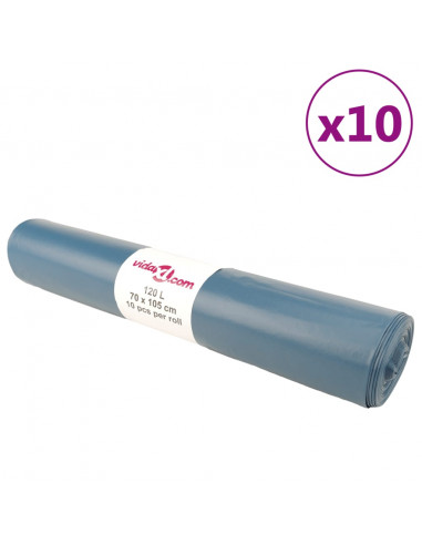 Sacchetti per Cestini 100 pz Blu 120 L