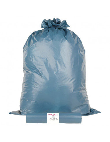 Sacchetti per Cestini 100 pz Blu 120 L