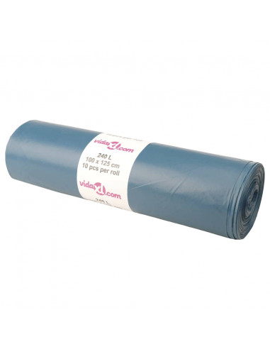 Sacchetti per Cestini 100 pz Blu 240 L