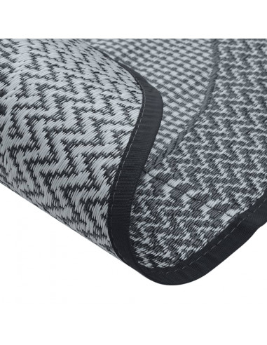 Tappeto da Esterno Grigio Ø120 cm in PP