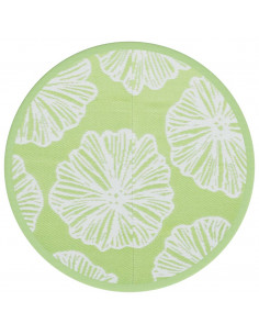 Tappeto da Esterno Verde Ø120 cm in PP 2