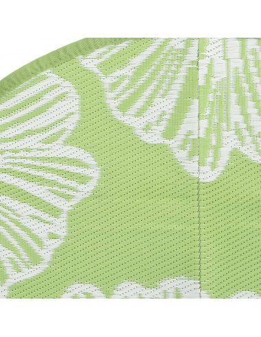 Tappeto da Esterno Verde Ø120 cm in PP