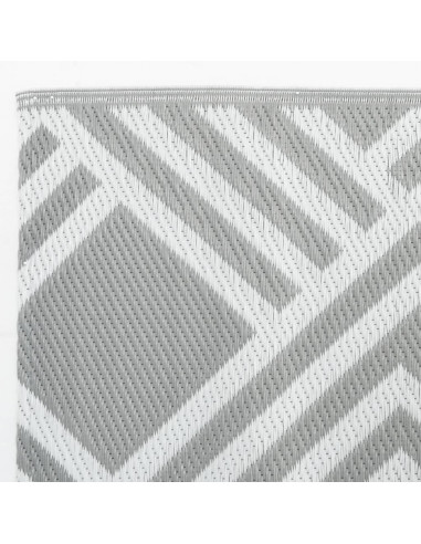 Tappeto da Esterno Grigio 140x200 cm in PP