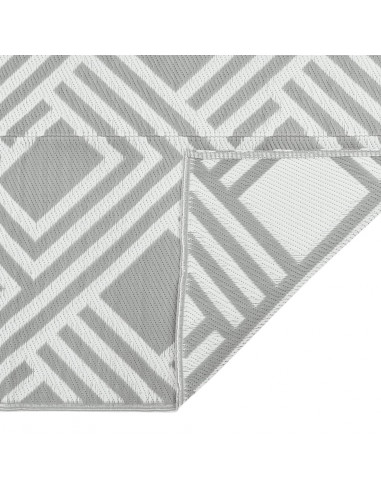 Tappeto da Esterni Grigio 160x230 cm in PP